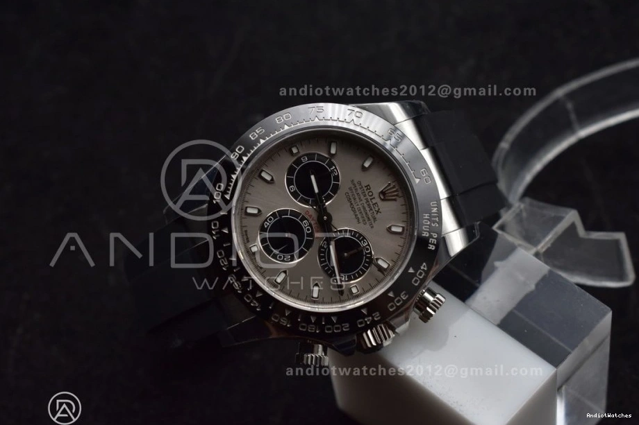 Daytona 1:1 DD Steel Gray 116519 775 Oyster flex Best FlexibleFit Strap Edition VSF 904L Dial on 0901